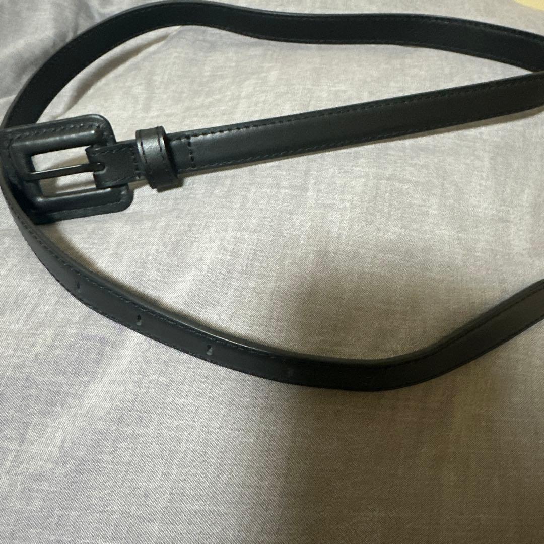 COUDRE★金子綾☆ブラックレザーベルト フリーサイズ