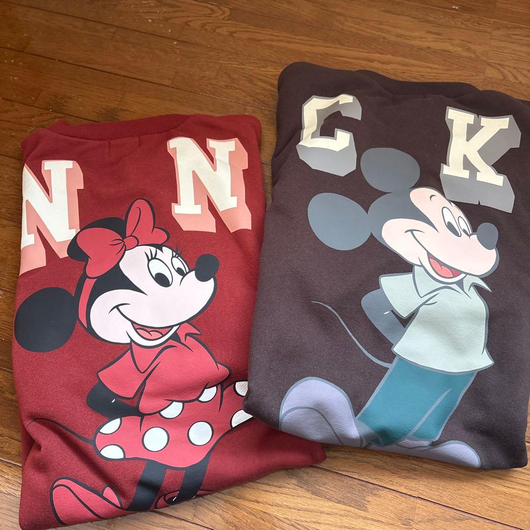 ディズニー ビッグシルエット トレーナー ミッキー ミニー - メルカリ