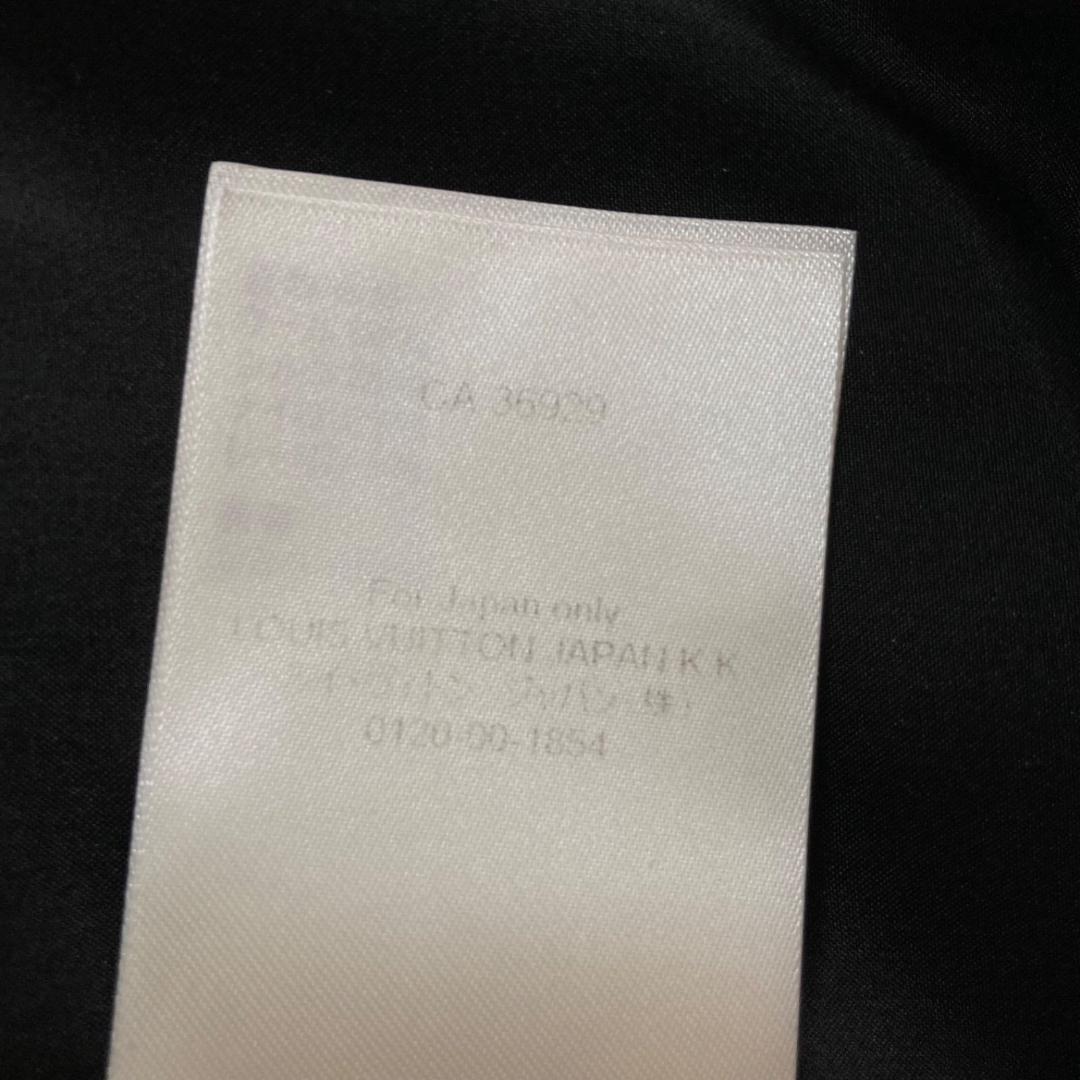 17442✨ルイヴィトン 金ボタン LVロゴ レース切替フレアワンピース