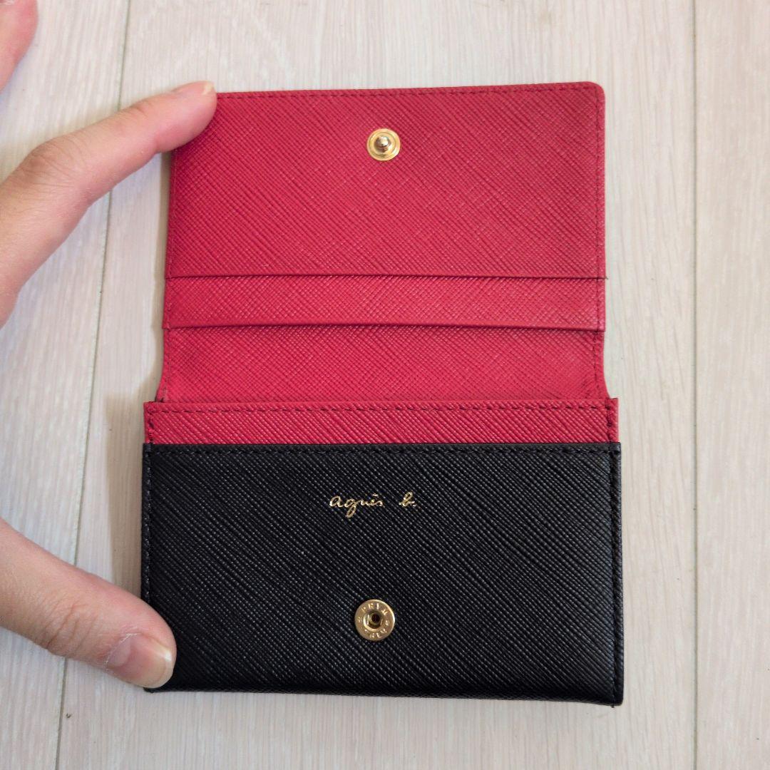 agnes b. ネイビー名刺入れ - メルカリ