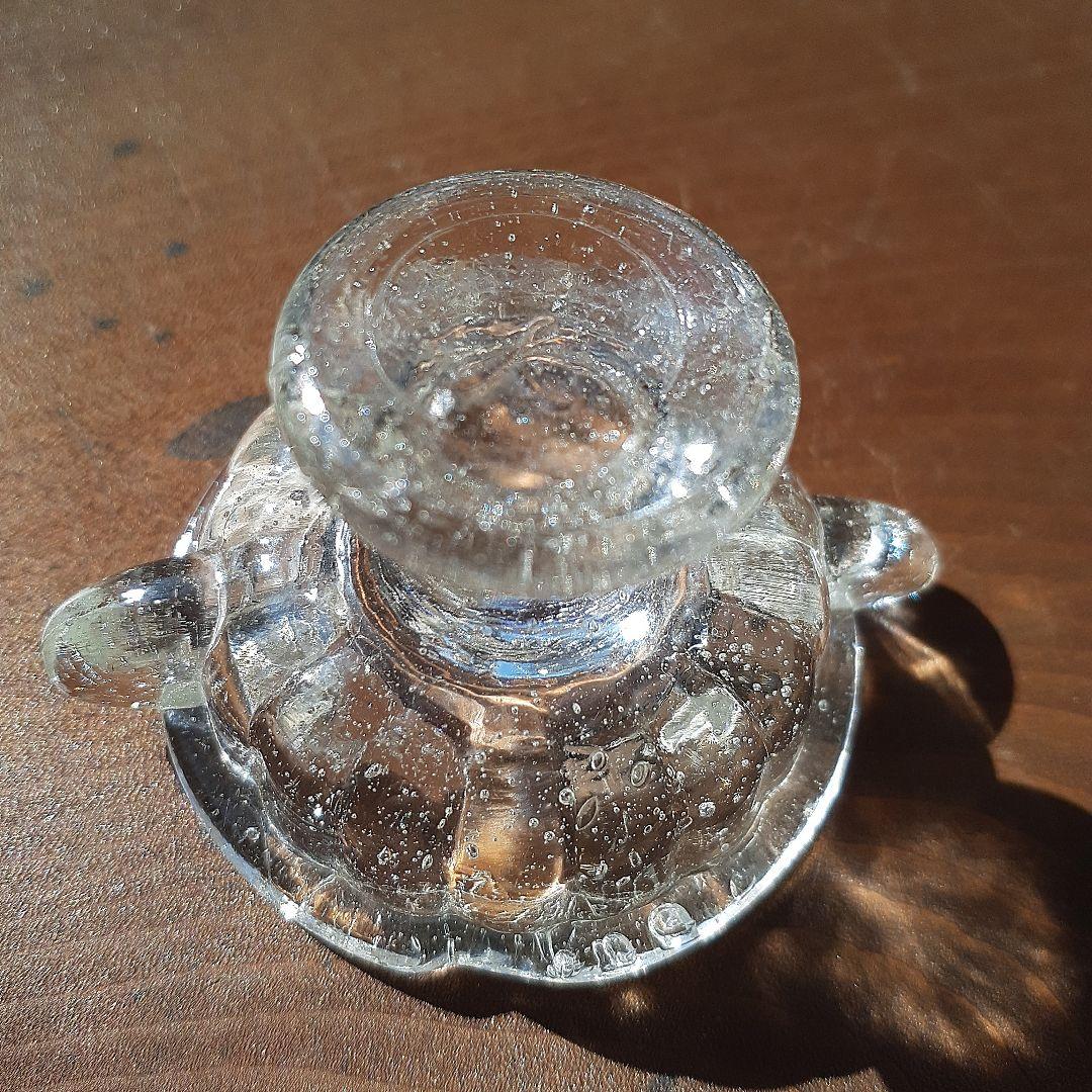 とろとろガラス ペロペロ 昭和レトロ 舐め菓子器 駄菓子屋 気泡 - メルカリ