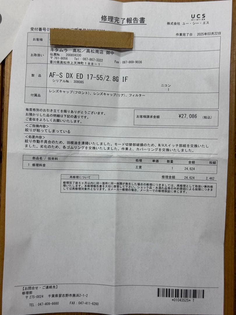 Nikon AF-S 17-55㎜ 2.8G ED