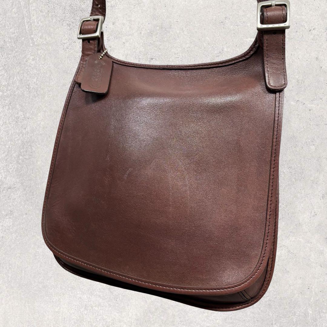 COACH オールドコーチ ショルダーバッグ ダッフルサック ブラウン 9135