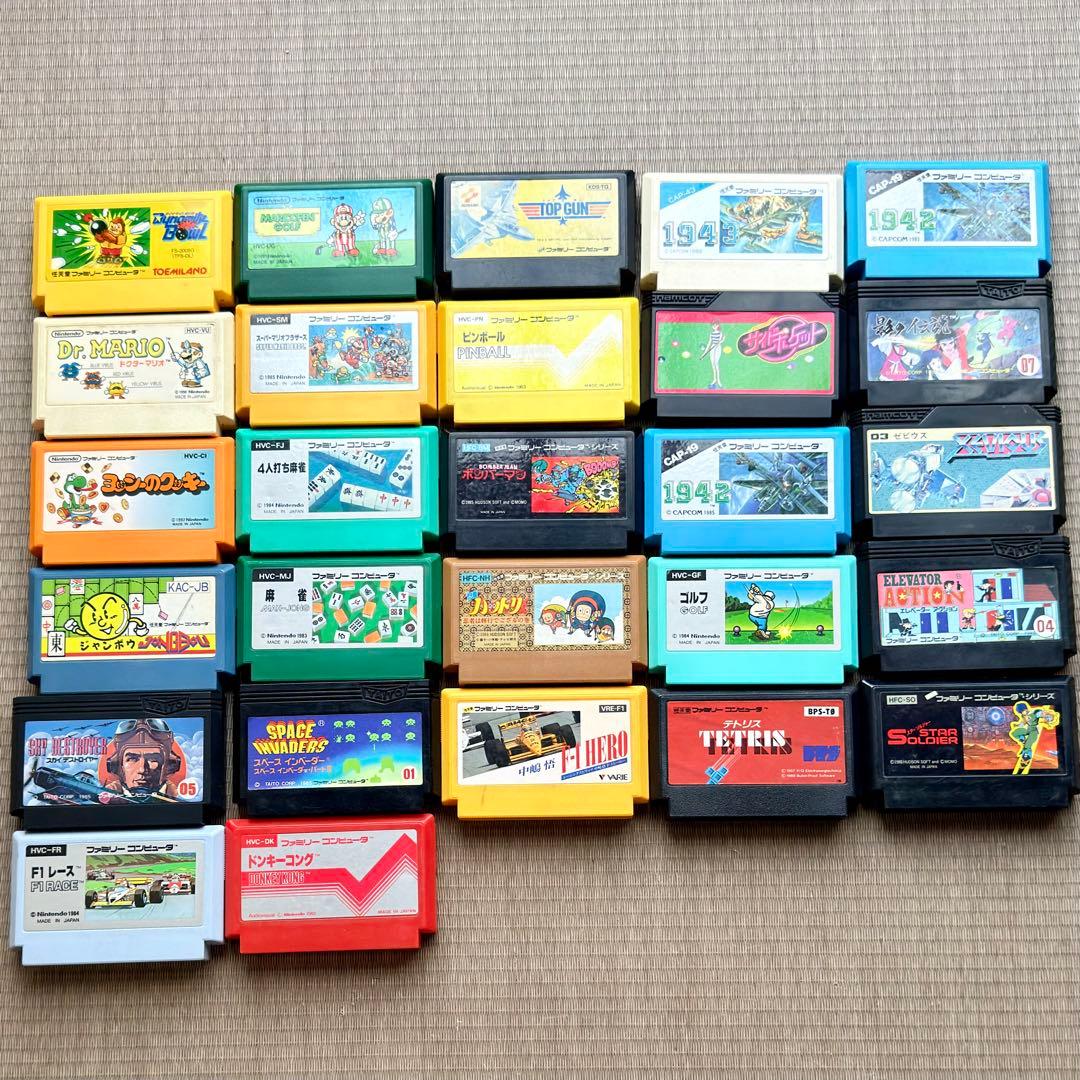 任天堂 ファミコンソフトセット まとめ売り 27本 - メルカリ