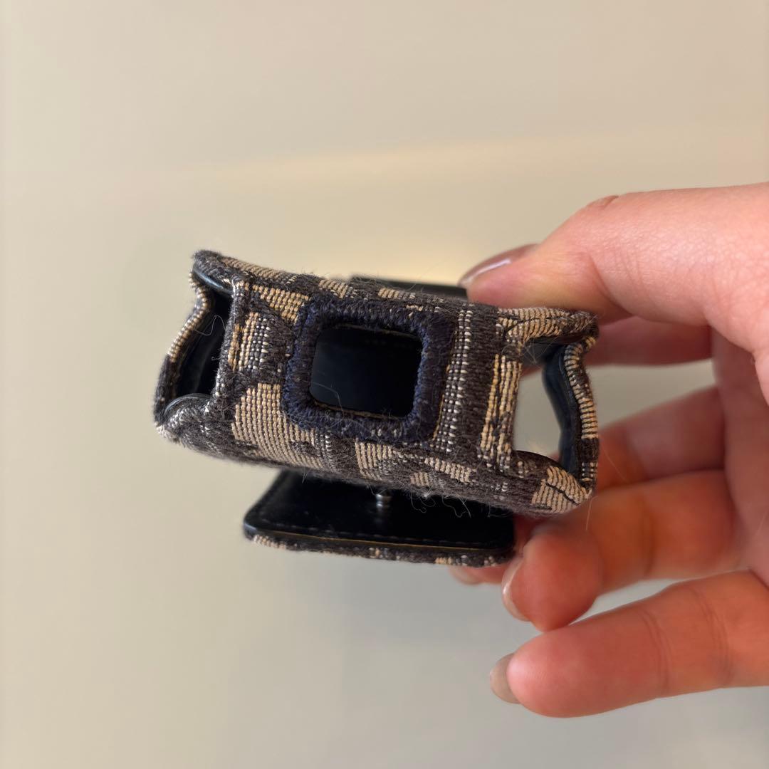 クリスチャンディオール AirPods Proケース トロッター 紺色系 金具