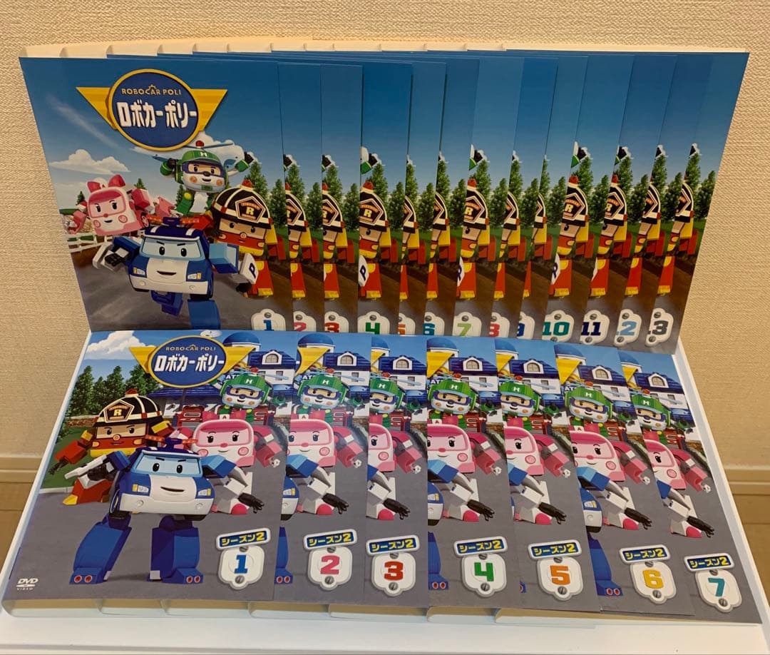 ロボカーポリー シーズン1＋2 DVD 全20巻セット - メルカリ