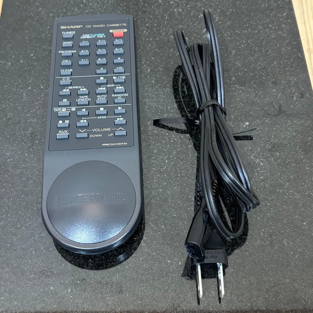 動作確認済 美品 SHARP QT-77CD ラジカセ シャープ YAMAHA