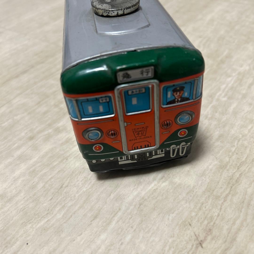 レトロ】ブリキの電車 イチコー 電車 新幹線 スカイライナー 急行