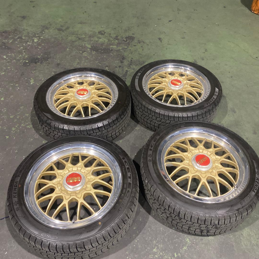 BBS ピッチ加工なし4穴　　タイヤ無し BBS-RS17インチ100-4Hピッチ加工リム交換リフレッシュ | 仕上げ実績
