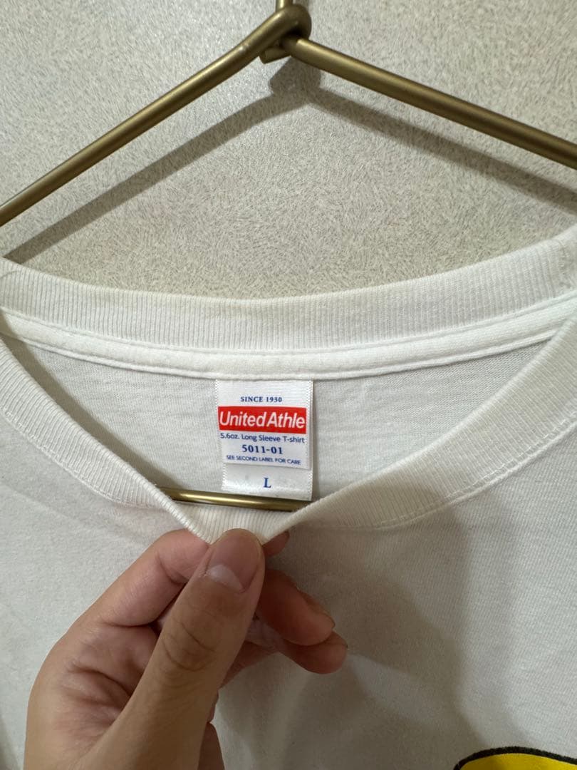 生産終了・レアアイテム】マカロニえんぴつ・レモンロングTシャツsize