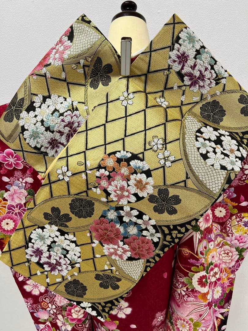 振り袖 フルセット 長襦袢 金彩加工 刺繍入り 銀通し 成人式 ブランド