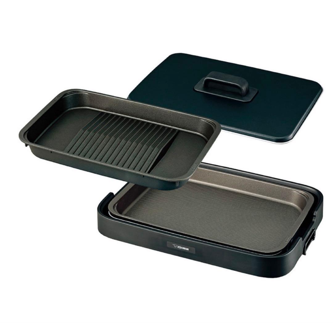 ぽこ【新品・未使用❗️】象印 ホットプレート EA-KF20-BA ホットプレート プレート2枚 ブラック | 象印 | EA-KF20-BA | Joshin