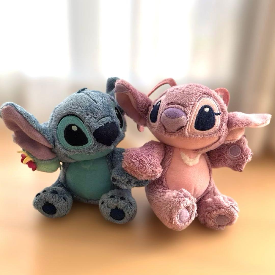 東京ディズニーリゾート スティッチ エンジェル ペアぬいぐるみ - メルカリ