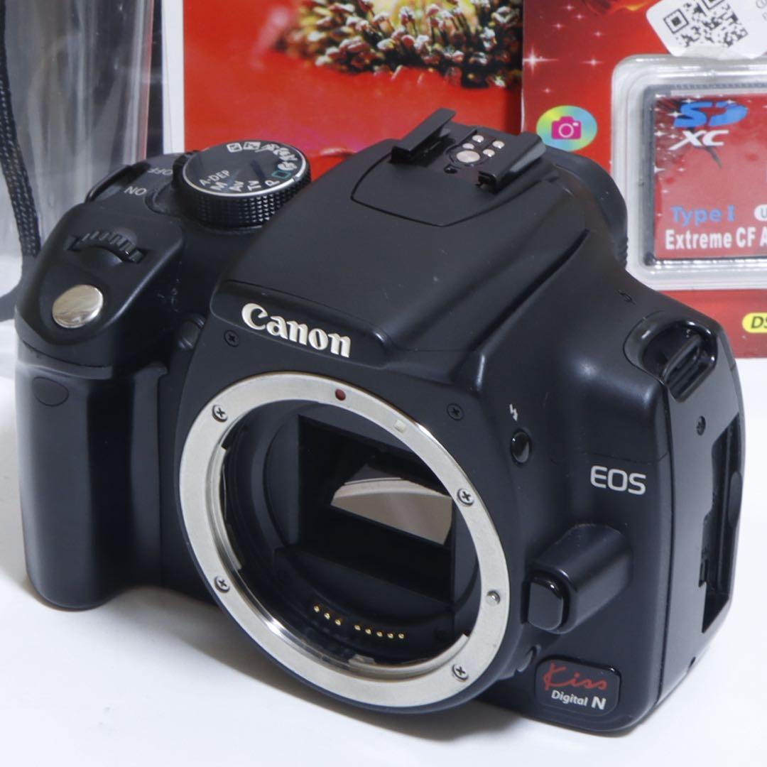 ☆スマホに送れる一眼レフ☆WiFi&望遠☆ キャノン EOS Kiss Nセット