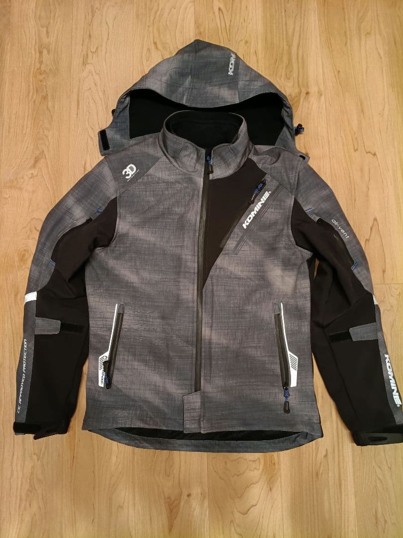 コミネ　ソフトシェルウィンターパーカー　JK-579 Mサイズ　冬用 コミネ（Komine） ジャケット JK-579 プロテクトソフトシェル