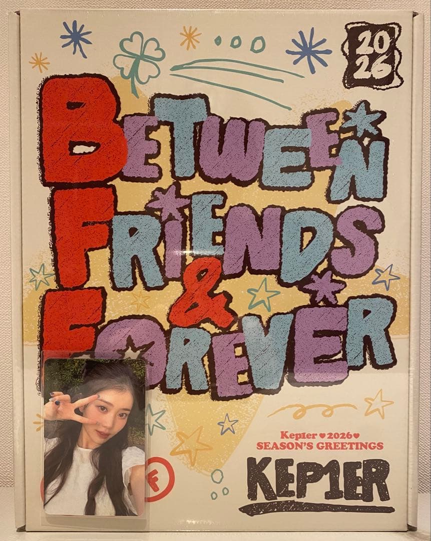 Kep1er シーグリ 2026 applemusic特典付き【シャオティン】 韓国スターグッズ Kep1er (ケプラー) 2026 シーズングリーティング