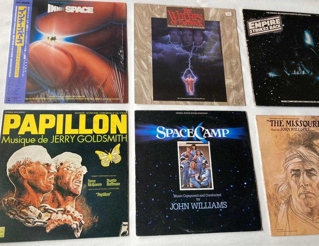 ジョンウィリアムズのサントラレコード8枚・ジェリーゴールドスミスの