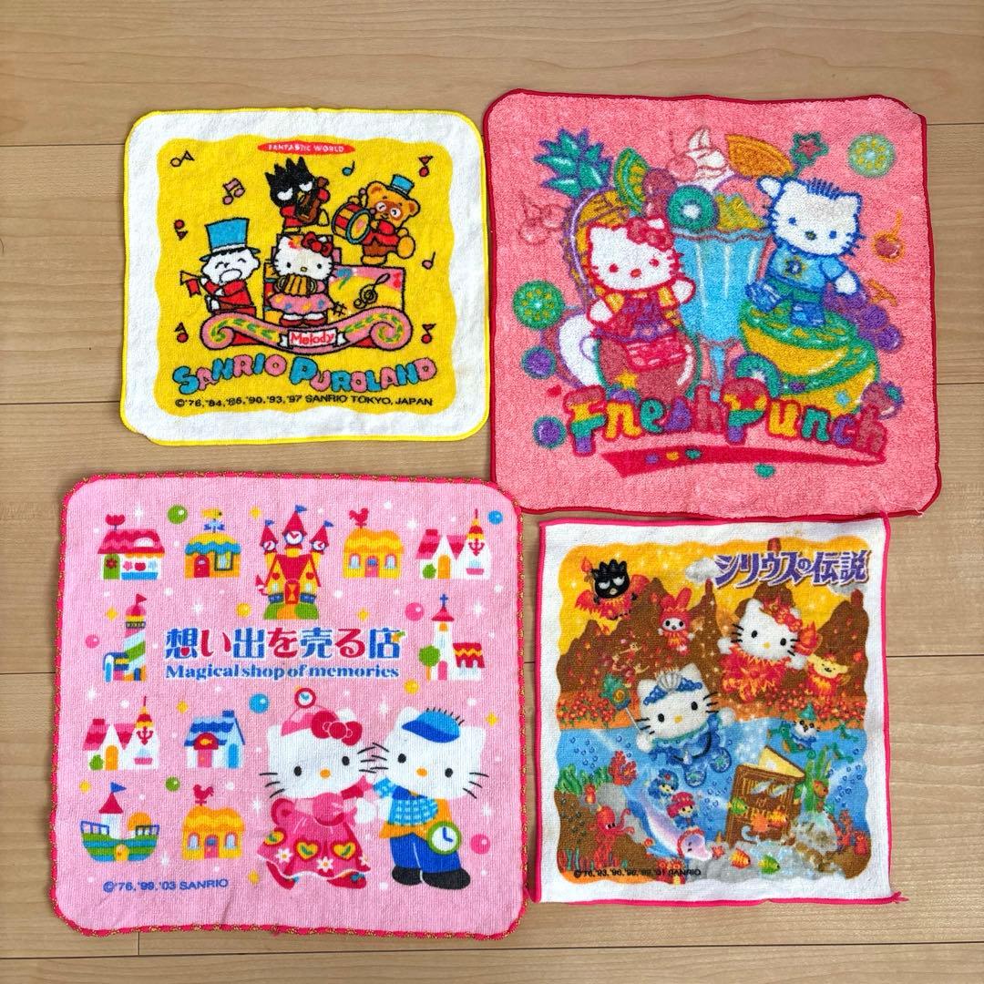レア‼️】 サンリオピューロランド ハローキティ プチタオル 4点セット