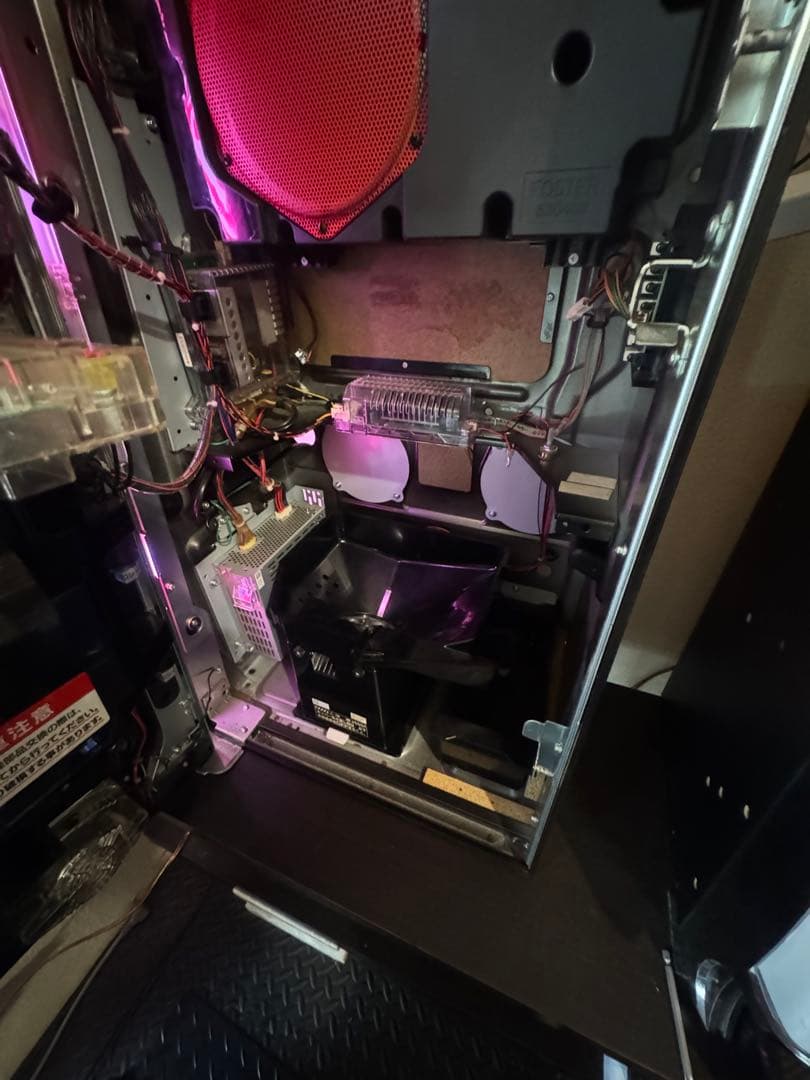 まどマギA パチスロ機 コイン不要機付、(外せば小銭、100円10円で遊べ