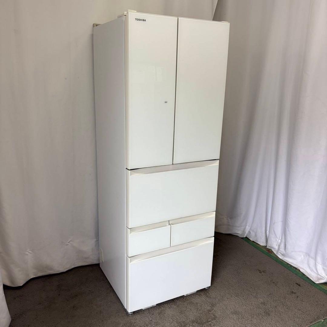 144冷蔵庫 400ℓ〜500ℓ 東芝 大型 安い 綺麗 フレンチドア 設置無料