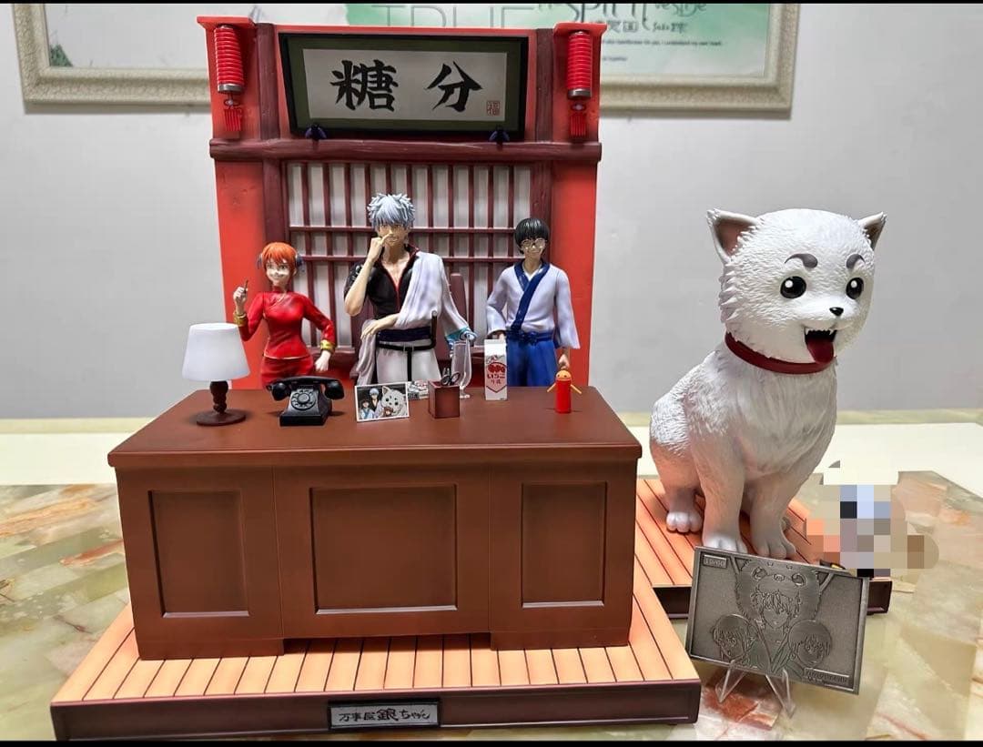 銀魂 坂田銀時 神楽 ガレージキット ガレキ スタチュー⑤ Amazon.co.jp: 坂田銀時 銀ちゃん フィギュア 1/6スケール 塗装済み