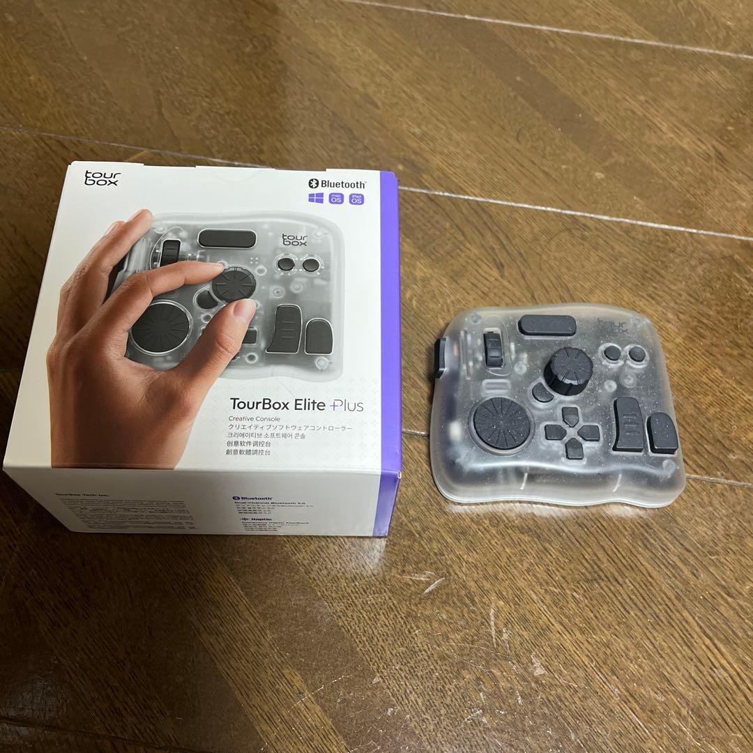 TourBox Elite Plus iPad対応　ツアーボックス　左手デバイス iPadに対応した左手デバイス「TourBox Elite Plus」を夏コミで見てきた