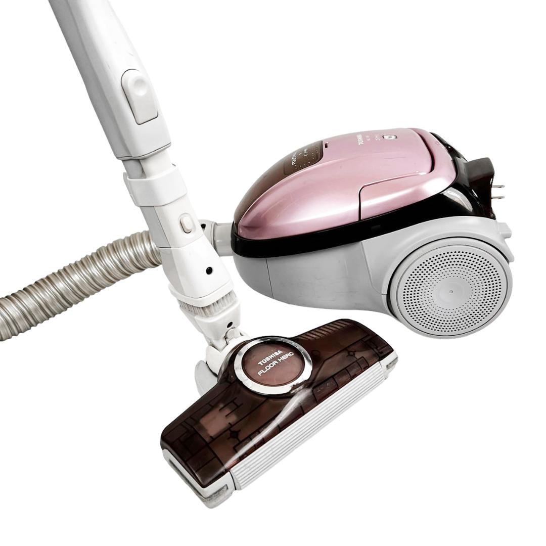 東芝 TOSHIBA クリーナー 紙パック式 メタリックピンク VC-V8F-P