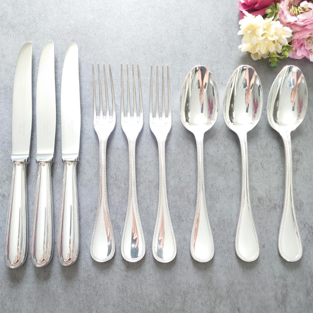 クリストフル パール テーブルサイズ 9点 - メルカリ