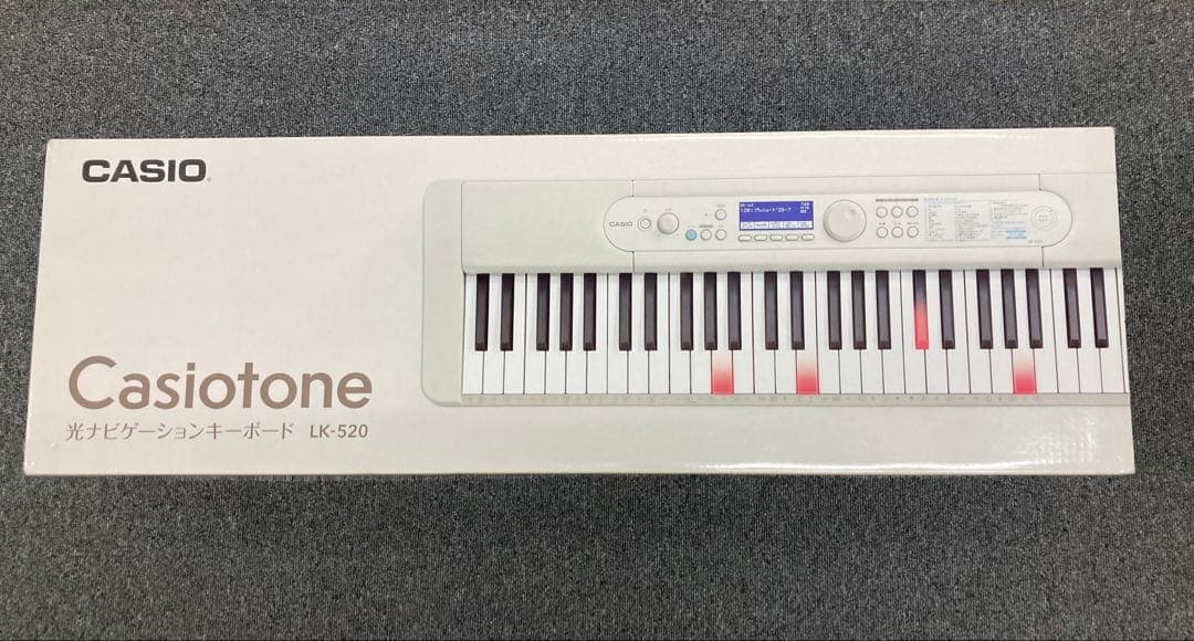 カシオ　光ナビゲーション電子キーボード　CASIO LK-520 曲数アプリ機能 LK-520 | CASIO
