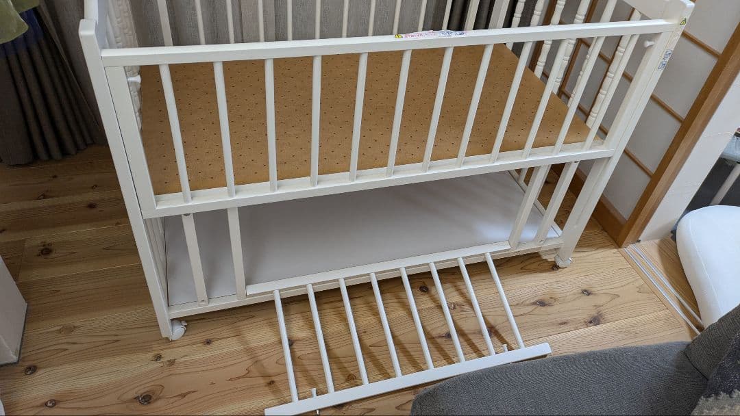 スリーピー ホワイト木製 ベビーベッドの通販はau PAY マーケット