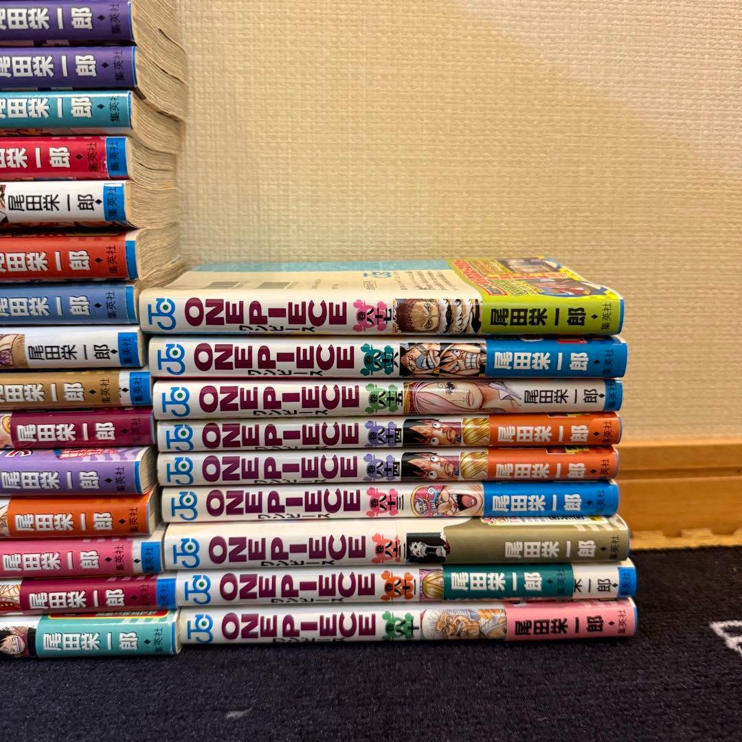 ワンピース 漫画 1巻〜87巻 まとめ売り ONE PIECE 初版あり - メルカリ