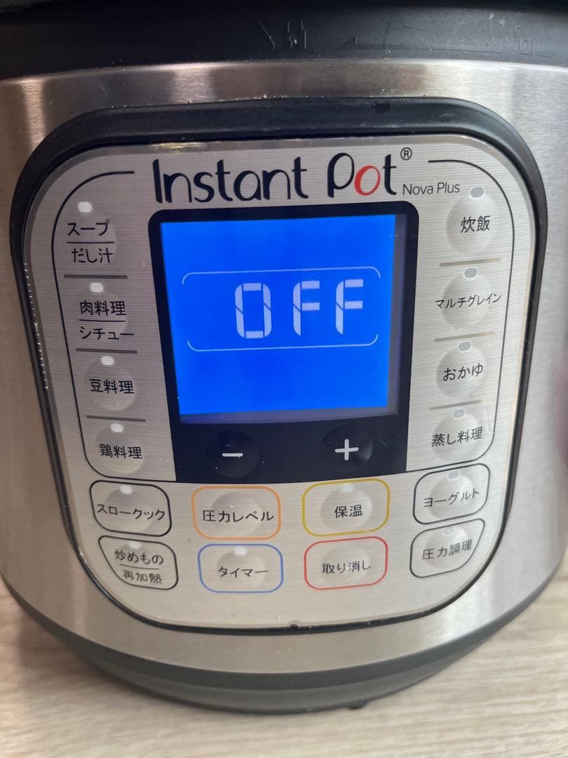 【美品】InstantPot Nova Plus 60 電気圧力鍋 5.7L