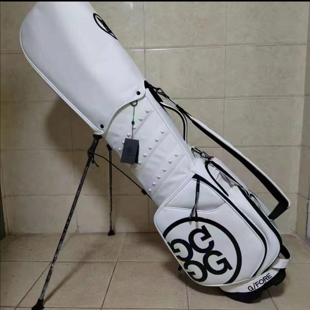 G/FORE ジーフォア キャディーバッグ ホワイト ~ - メルカリ