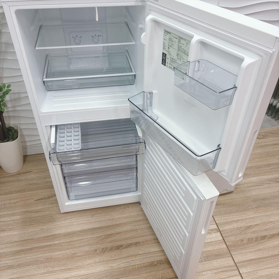 大阪府神戸市配達無料！5ヶ月保証◇2024年製◇ツインバード冷蔵庫