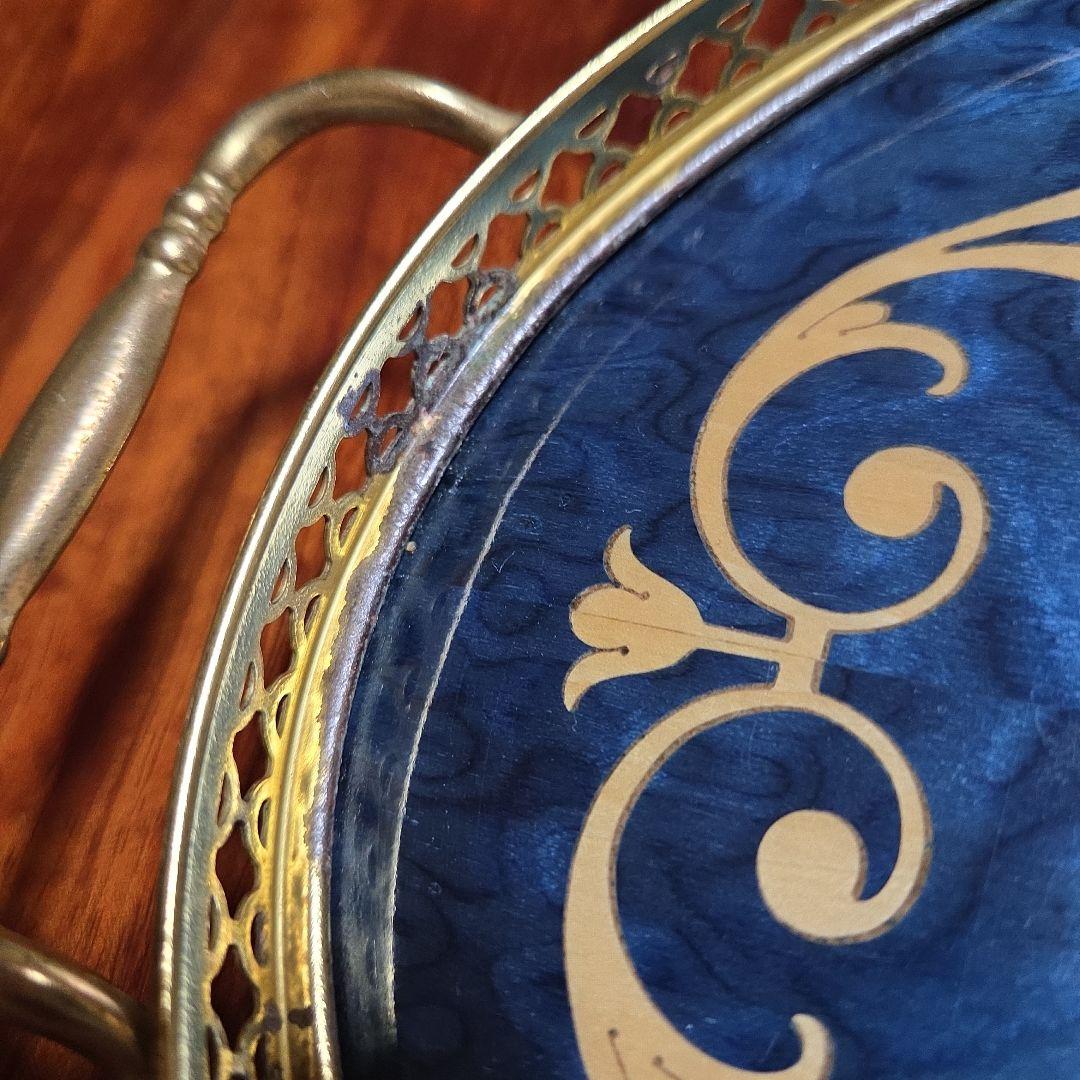イタリア製 象嵌 トレー お盆 トレイ - メルカリ