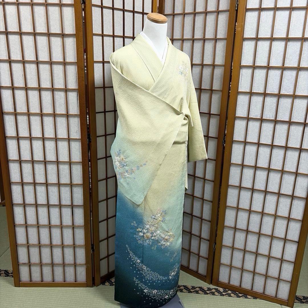 正絹　訪問着《辻ヶ花》