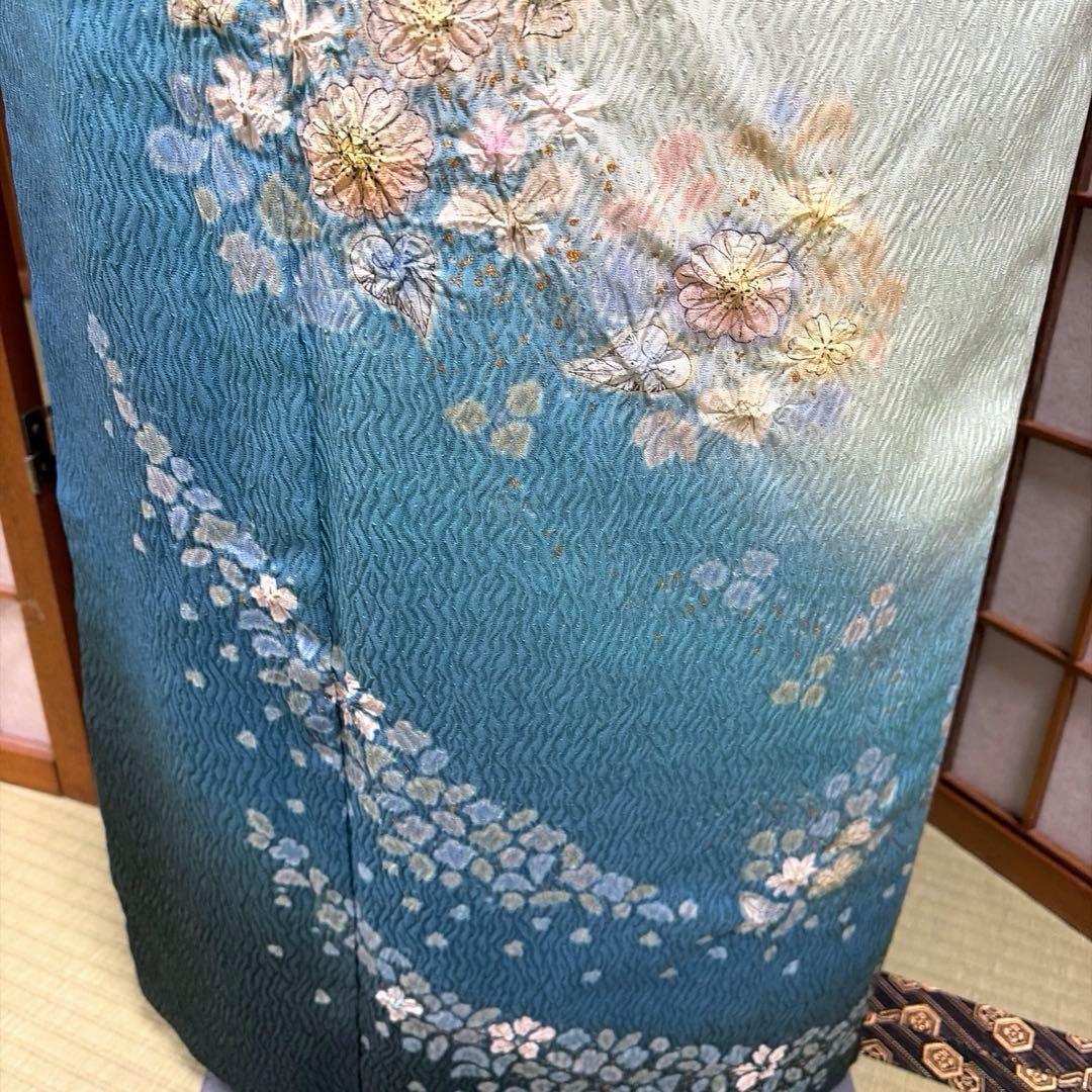 正絹　訪問着《辻ヶ花》