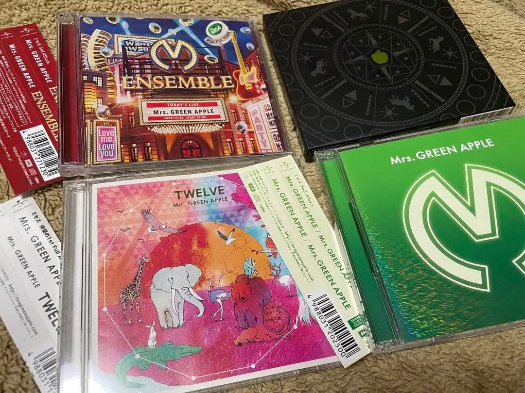 1〜4th アルバム Mrs. GREEN APPLE 初回限定版 CD DVD - メルカリ