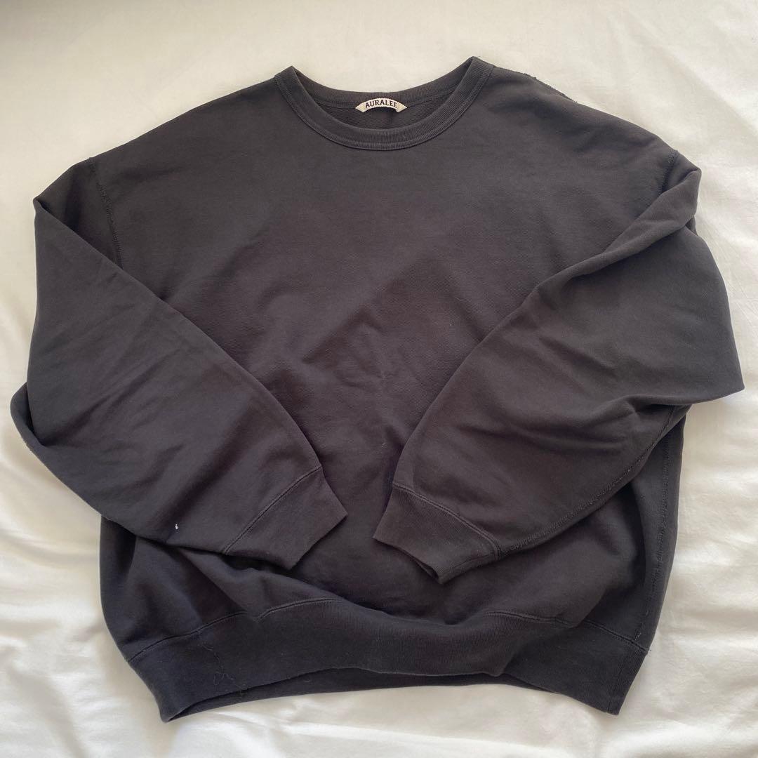 オーラリーAURALEE スウェット　ダークグレー AURALEE（オーラリー）の「＜AURALEE（オーラリー）＞ クルーネック
