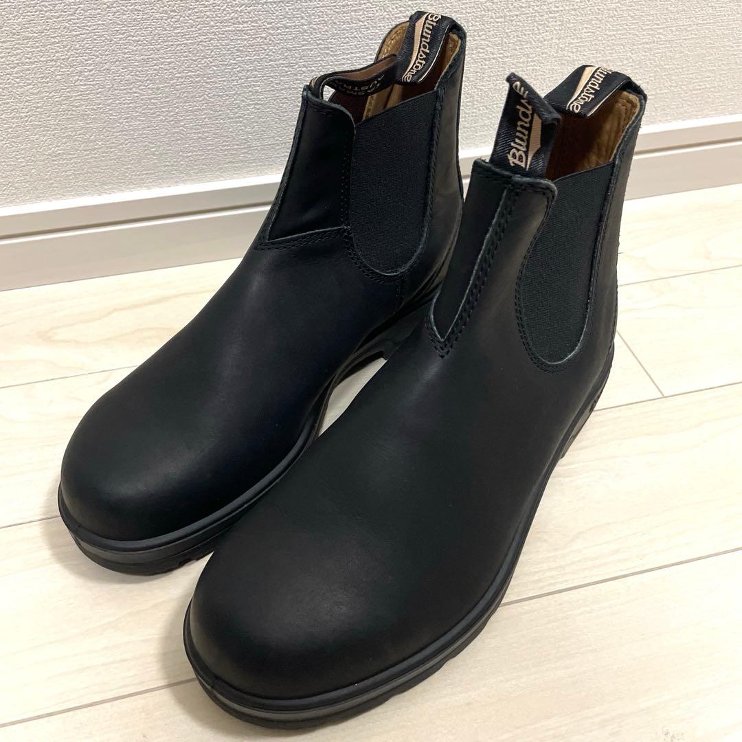 【美品】558 Blundstone ブラック サイドゴアブーツ サイズuk8 ブランドストーン BLUNDSTONE 558 クラシックモデル サイドゴアブーツ