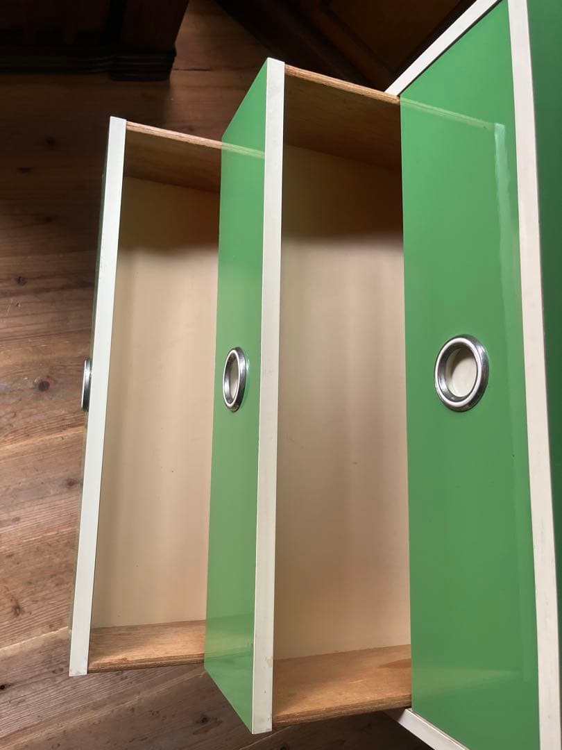 チェスト 昭和レトロ レトロポップ インテリア 当時物 緑 グリーン