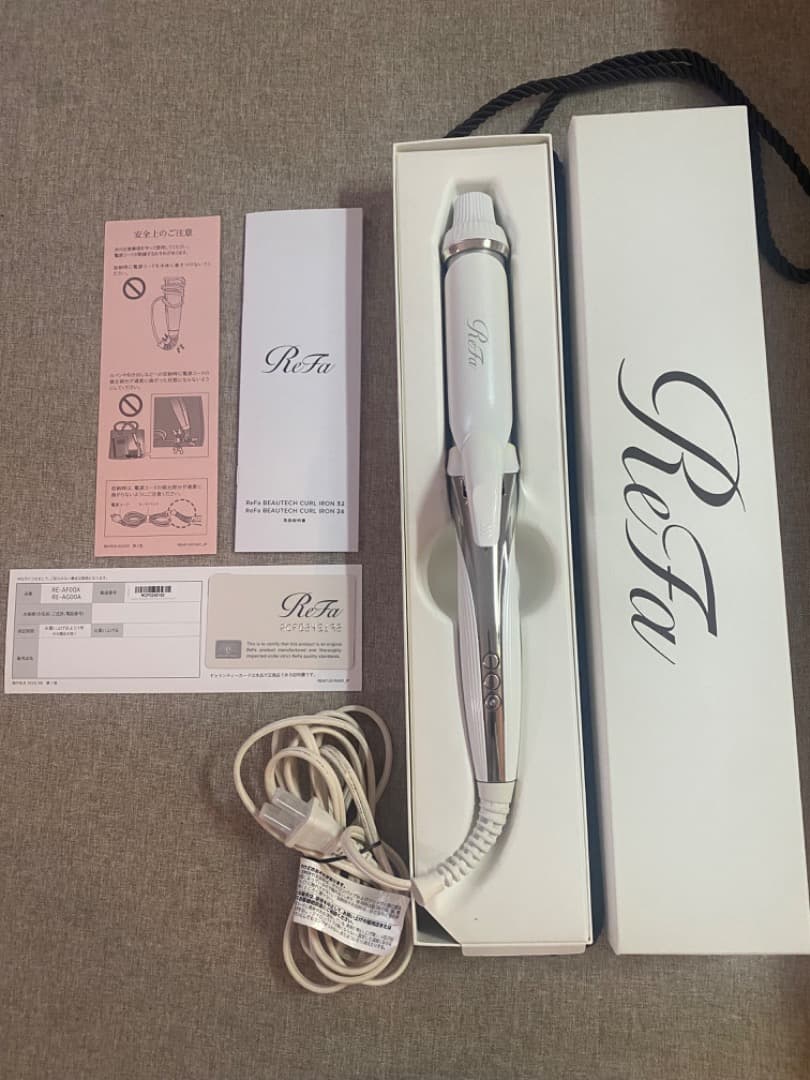 ReFa カールアイロン RE-AF00A ホワイト MTG リファビューテック カールアイロン RE-AF00Aを検証レビュー！コテ