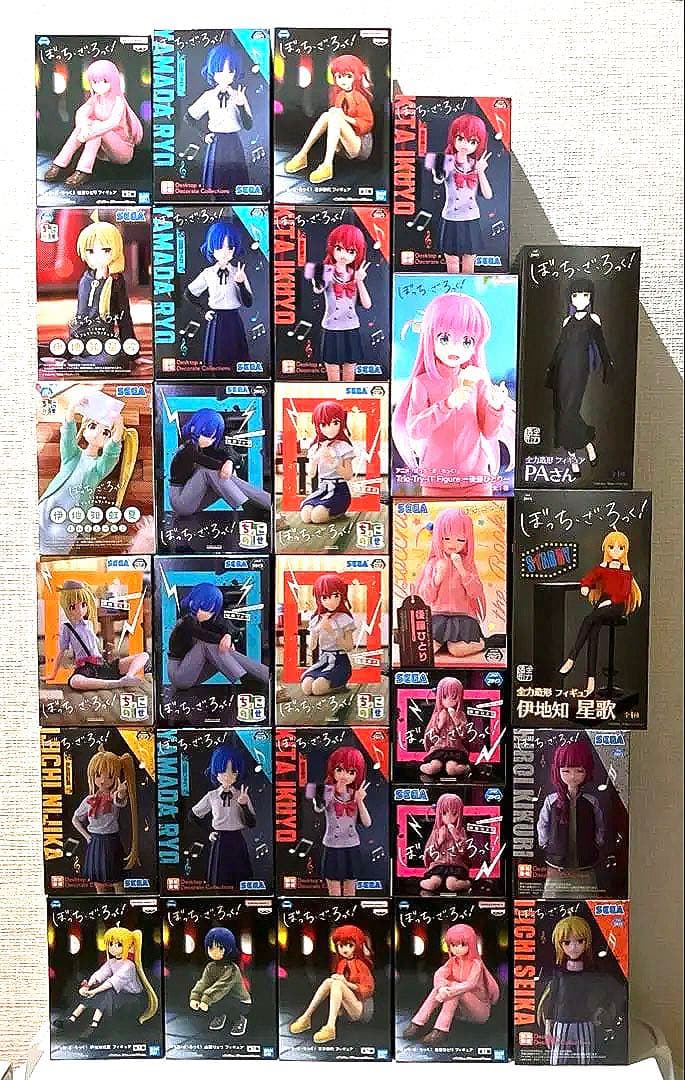 ぼっちざろっく アミューズメント限定フィギュア　28点　まとめ売り ぼっちざろっく フィギュア まとめ売り ぼっち・ざ・ろっく