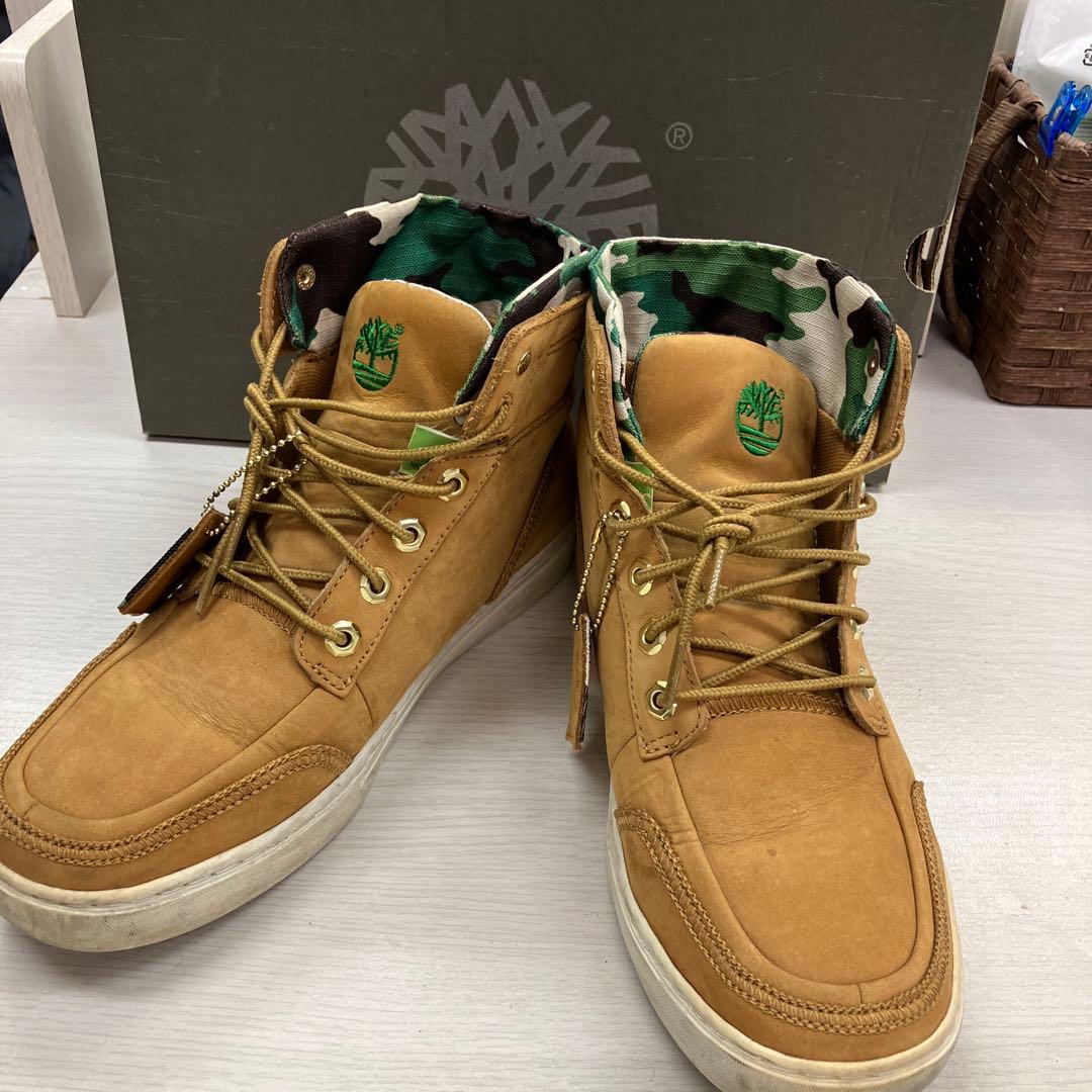 ティンバーランド】 ブーツ 迷彩柄ハイカットスニーカー 26.5㎝ - メルカリ