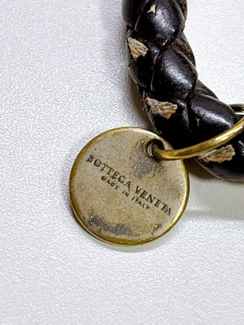 Bottega Veneta 編み込みレザーキーホルダー - メルカリ
