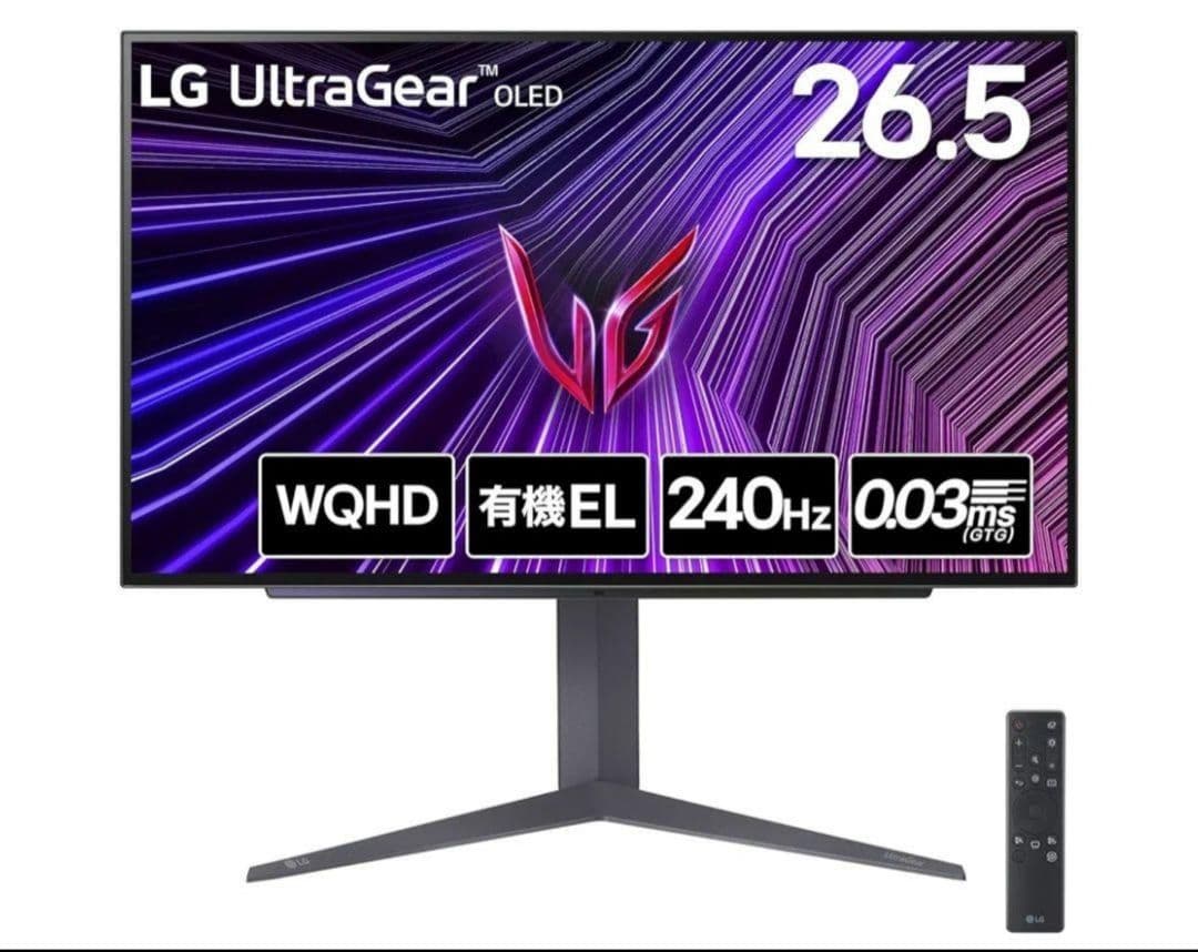 UltraGear27GS95QE-B 27インチ 第3世代OLED 1440p 27