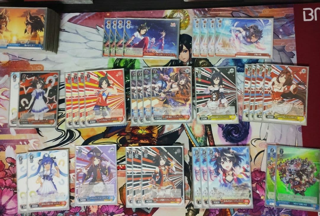 ヴァイスシュヴァルツ ウマ娘 ストブ枝 デッキ 電源 金塊 パーツ