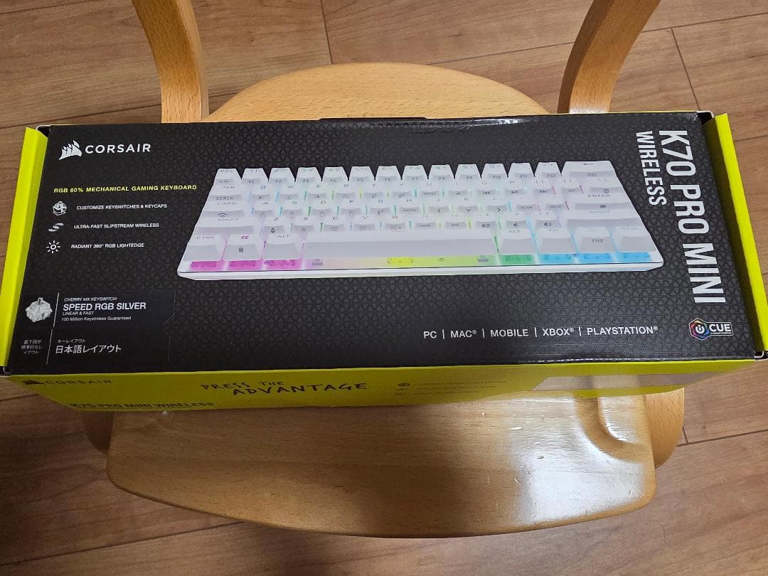 キーボード CORSAIR K70 PRO MINI WIRELESS K70 PRO MINI WIRELESS 60% Mechanical CHERRY MX Speed Switch