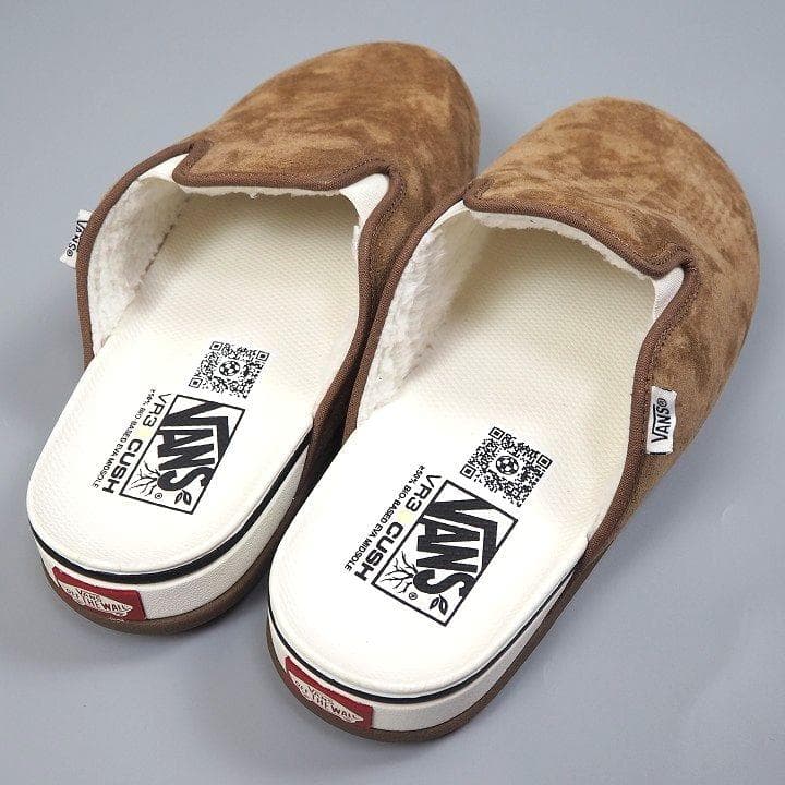 新品 VANS ハーバー ミュール ボア クロッグ サンダル 茶 26.5cm