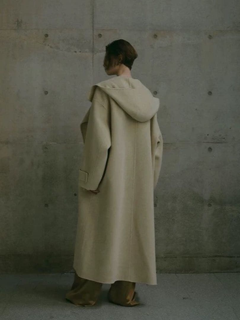 ETRE TOKYO ウールフーディーリバーコート - メルカリ